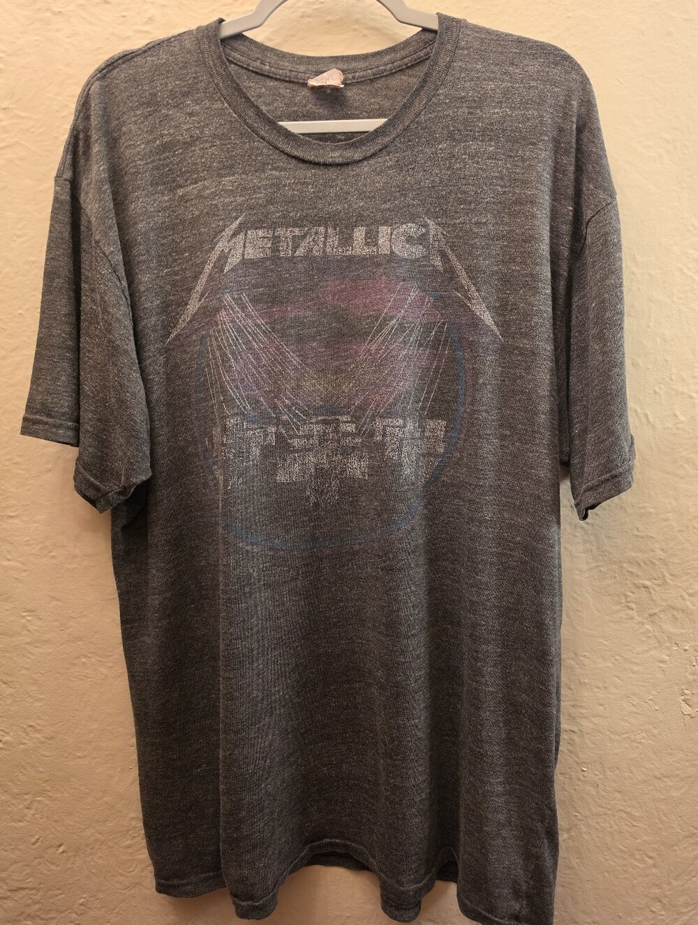 Vintage Metallica Bay Island Faded Concert Graphic T-Shirt XXL Band Tee